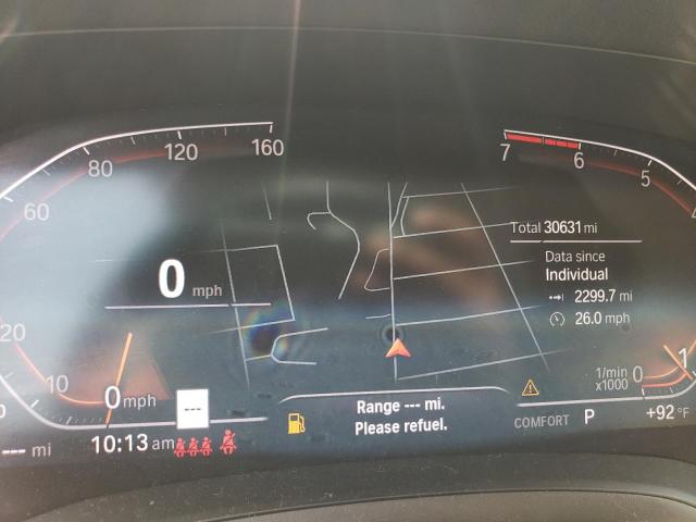 3MW5R7J53K8A04922 - 2019 BMW 330XI Czarny zdjęcie 9