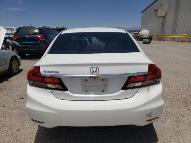 19XFB2F51EE000672 - 2014 HONDA CIVIC LX WHITE photo 6