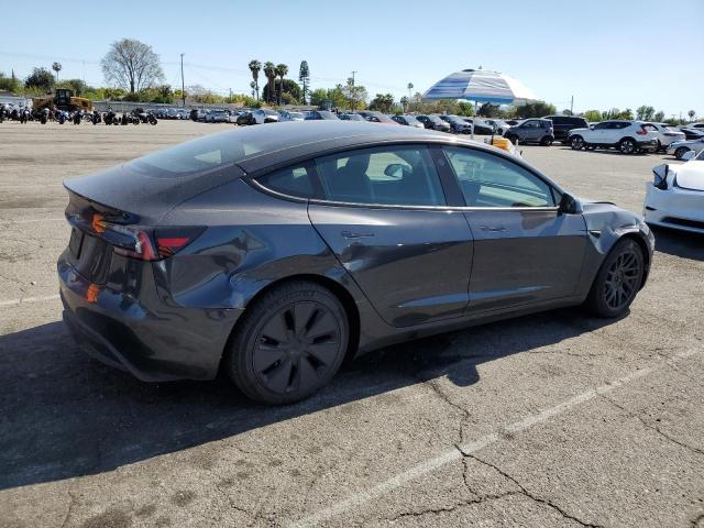 5YJ3E1EA3SF935460 - 2025 TESLA MODEL 3 GRAY photo 3