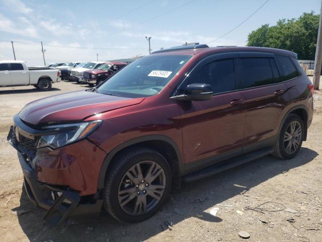 5FNYF8H50MB025679 - 2021 HONDA PASSPORT EXL ბურგუნდია ფოტო 1