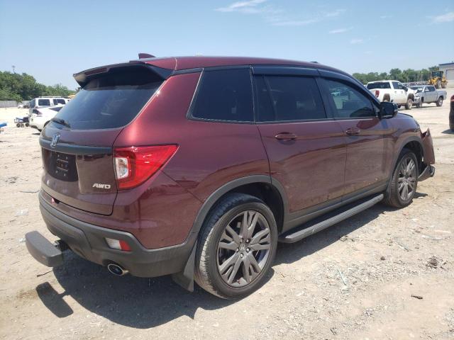 5FNYF8H50MB025679 - 2021 HONDA PASSPORT EXL ბურგუნდია ფოტო 3