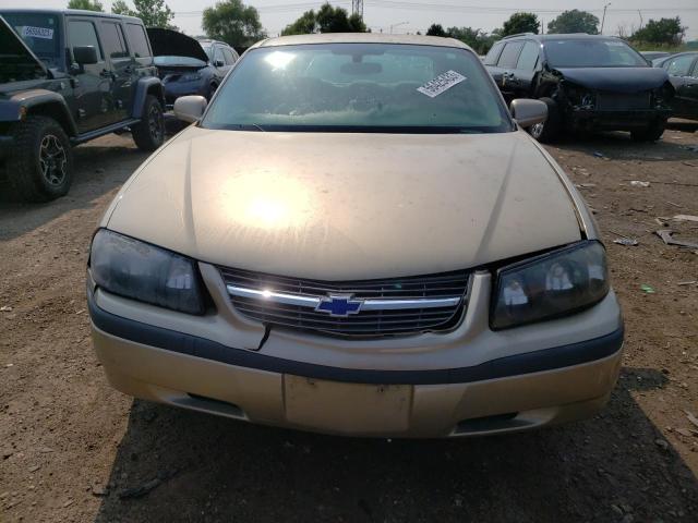 2G1WF52E449150079 - 2004 CHEVROLET IMPALA TAN photo 5