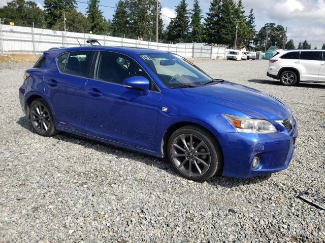 JTHKD5BH3D2139626 - 2013 LEXUS CT 200 BLUE photo 4