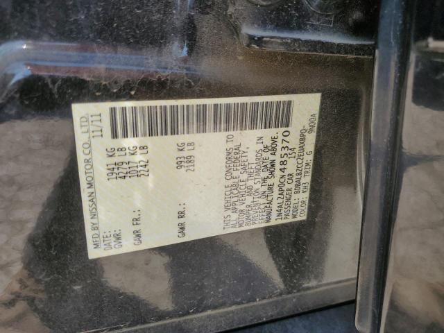 1N4AL2AP0CN485370 - 2012 NISSAN ALTIMA BASE Qara foto 12