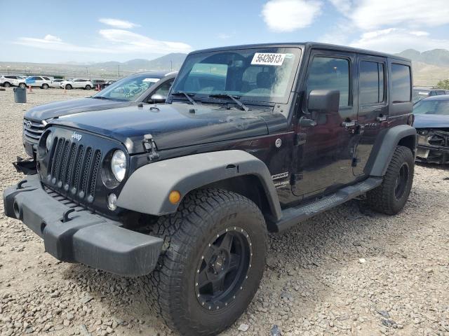 1C4HJWDG4JL929814 - 2018 JEEP WRANGLER U SPORT BLACK photo 1