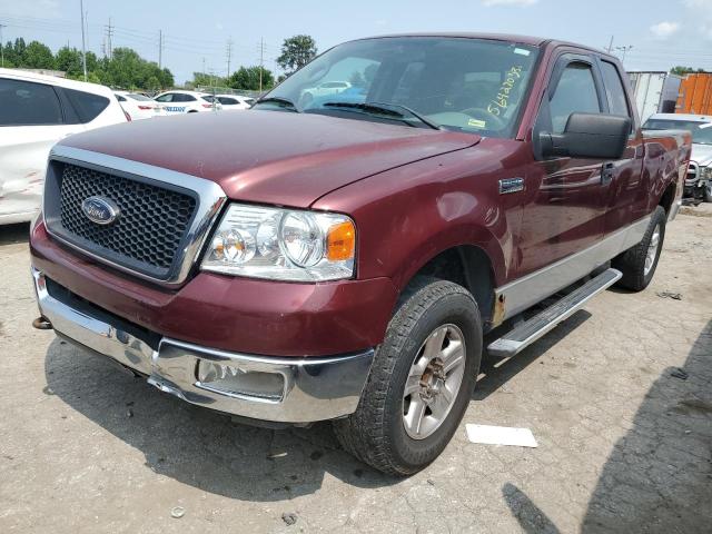 1FTPX14524NC58597 - 2004 FORD F150 MAROON photo 1