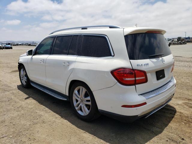 4JGDF6EE6KB222780 - 2019 MERCEDES-BENZ GLS 450 4MATIC WHITE photo 2