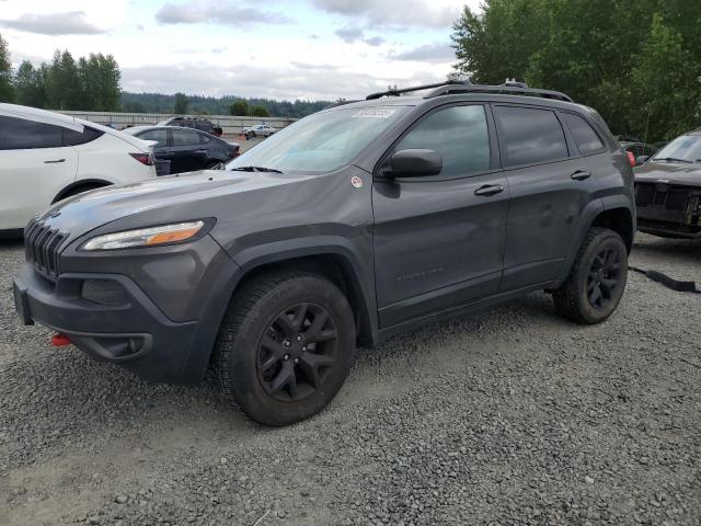 1C4PJMBS0HW577055 - 2017 JEEP CHEROKEE TRAILHAWK GRAY photo 1