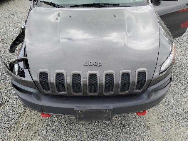1C4PJMBS0HW577055 - 2017 JEEP CHEROKEE TRAILHAWK GRAY photo 12