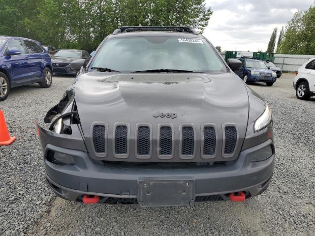 1C4PJMBS0HW577055 - 2017 JEEP CHEROKEE TRAILHAWK GRAY photo 5