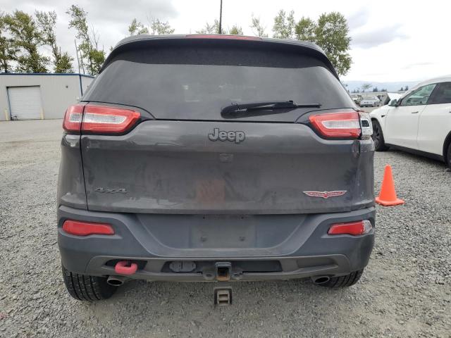 1C4PJMBS0HW577055 - 2017 JEEP CHEROKEE TRAILHAWK GRAY photo 6