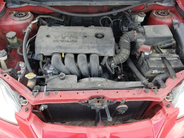 2T1KR32E76C587756 - 2006 TOYOTA COROLLA MA XR RED photo 11
