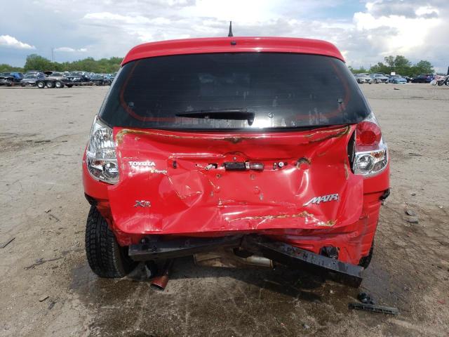 2T1KR32E76C587756 - 2006 TOYOTA COROLLA MA XR RED photo 6