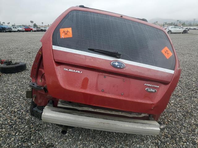 JF1SG67657H711194 - 2007 SUBARU FORESTER 2.5X LL BEAN RED photo 6