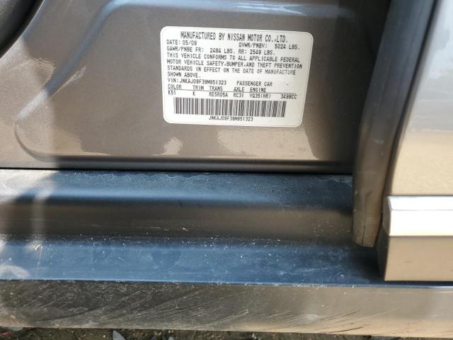 JNKAJ09F39M951323 - 2009 INFINITI EX35 BASE ნაცრისფერი ფოტო 14