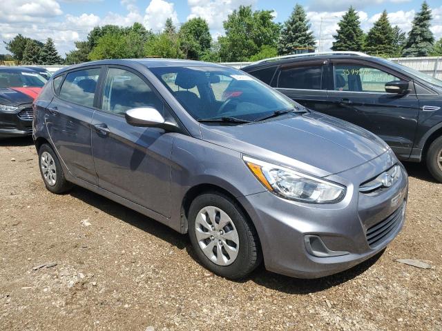 KMHCT5AE6HU334593 - 2017 HYUNDAI ACCENT SE GRAY photo 4