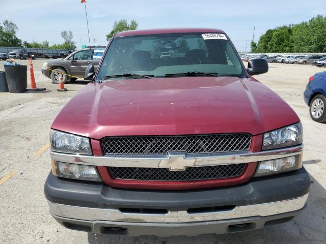 2GCEK19V841165597 - 2004 CHEVROLET SILVERADO K1500 RED photo 5