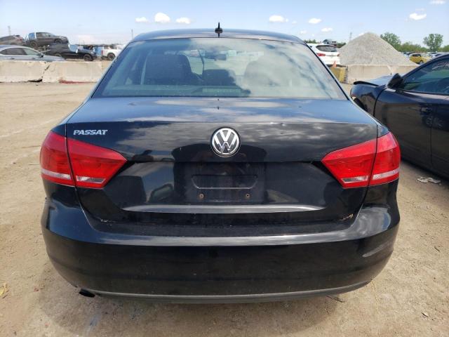 1VWAP7A31CC055784 - 2012 VOLKSWAGEN PASSAT S BLACK photo 6