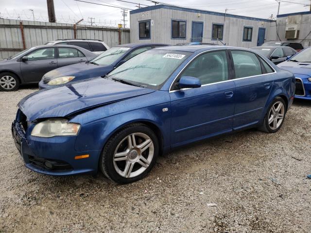 WAUAF78E18A079791 - 2008 AUDI A4 2.0T BLUE photo 1