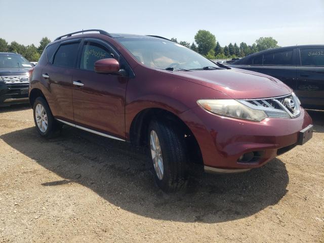 JN8AZ1MW1BW164408 - 2011 NISSAN MURANO S MAROON photo 4