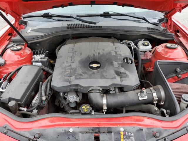 2G1FB1E31E9318471 - 2014 CHEVROLET CAMARO LT RED photo 11