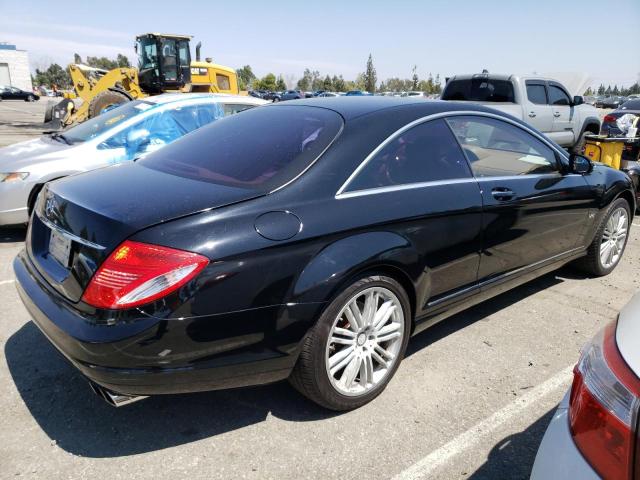 WDDEJ76X78A014618 - 2008 MERCEDES-BENZ CL 600 BLACK photo 3