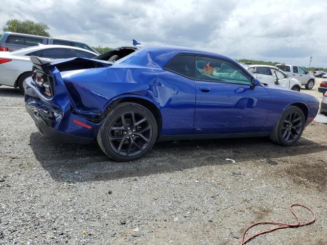 2C3CDZAG9LH218301 - 2020 DODGE CHALLENGER SXT BLUE photo 3