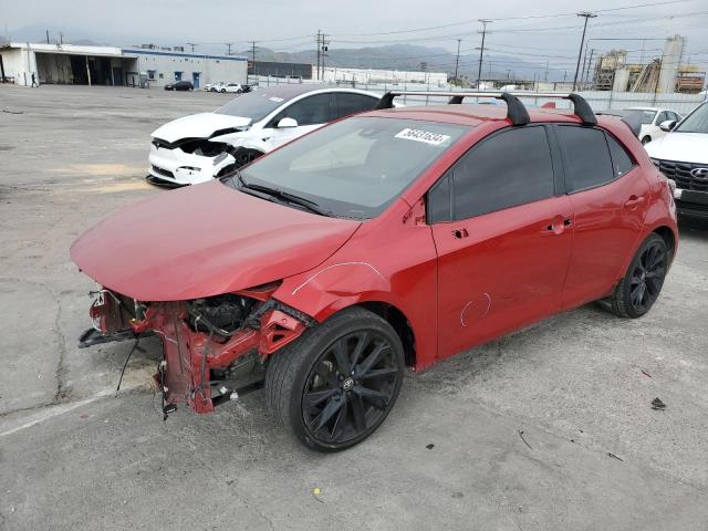 JTND4MBE1M3113493 - 2021 TOYOTA COROLLA SE RED photo 1