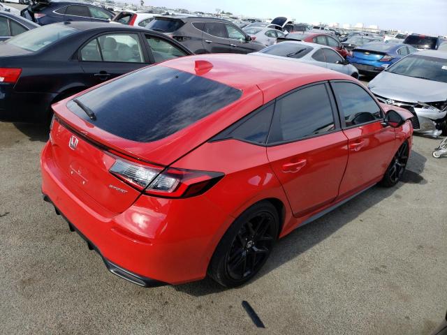 19XFL2H84NE014201 - 2022 HONDA CIVIC SPORT 红色 照片 3