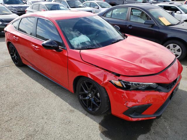 19XFL2H84NE014201 - 2022 HONDA CIVIC SPORT 红色 照片 4