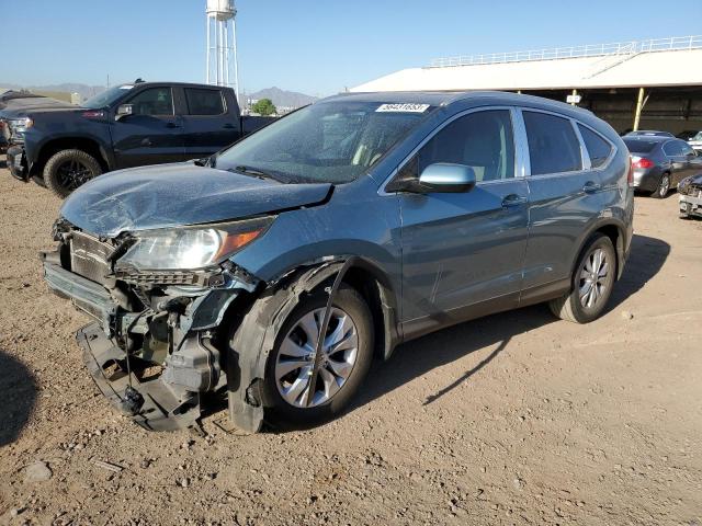 2HKRM3H76DH523224 - 2013 HONDA CR-V EXL TEAL photo 1