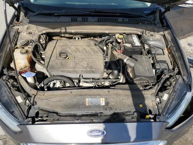 3FA6P0HD1GR296773 - 2016 FORD FUSION SE GRAY photo 11