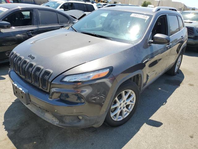 1C4PJLCB6EW149379 - 2014 JEEP CHEROKEE LATITUDE GRAY photo 1