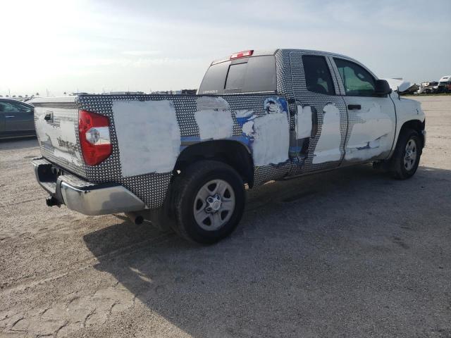 5TFRY5F18FX182284 - 2015 TOYOTA TUNDRA DOUBLE CAB SR/SR5 WHITE photo 3