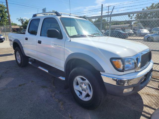 5TEGN92N92Z898646 - 2002 TOYOTA TACOMA DOUBLE CAB PRERUNNER WHITE photo 1
