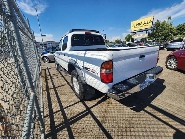 5TEGN92N92Z898646 - 2002 TOYOTA TACOMA DOUBLE CAB PRERUNNER WHITE photo 3