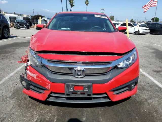 2HGFC1F74HH635680 - 2017 HONDA CIVIC EXL RED photo 5