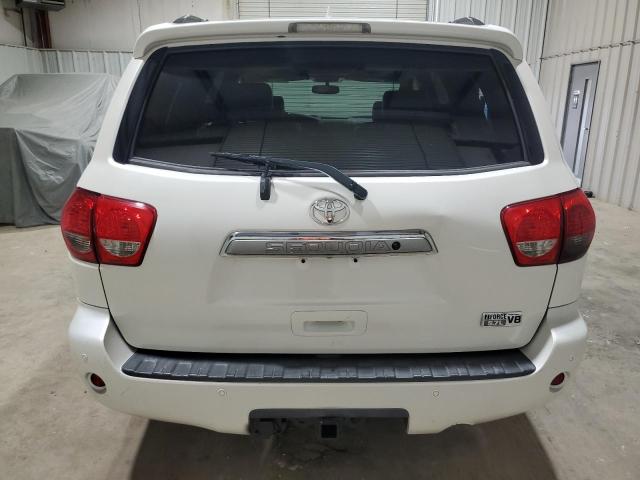 5TDYY5G12AS027030 - 2010 TOYOTA SEQUOIA PLATINUM WHITE photo 6