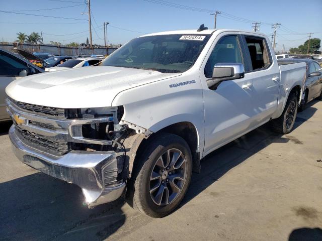 1GCPWCED7NZ125588 - 2022 CHEVROLET SILVERADO C1500 LT WHITE photo 1