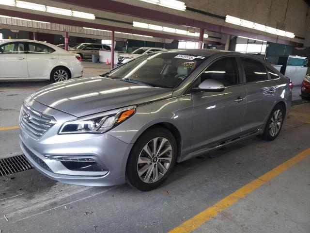 5NPE34AF7FH136936 - 2015 HYUNDAI SONATA SPORT SILVER photo 1