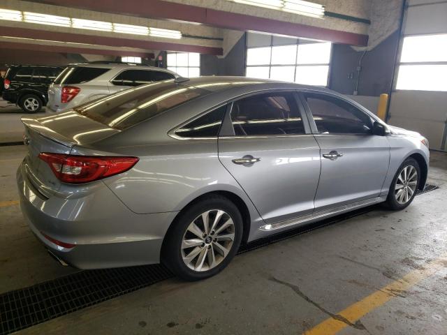 5NPE34AF7FH136936 - 2015 HYUNDAI SONATA SPORT SILVER photo 3