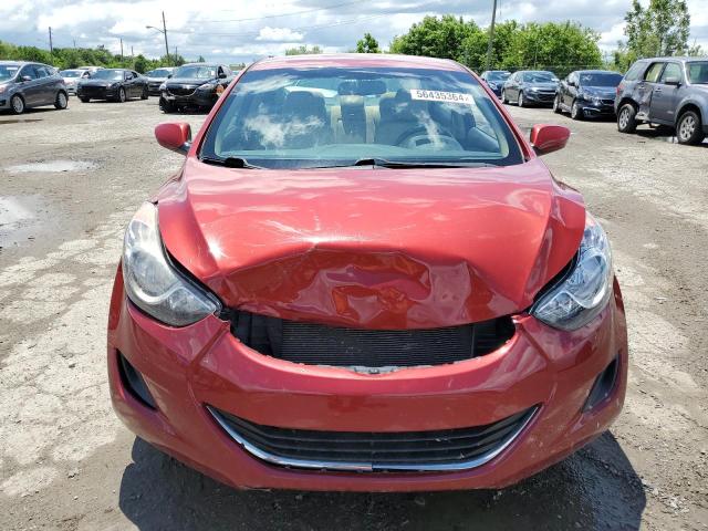 KMHDH4AE3BU139249 - 2011 HYUNDAI ELANTRA GLS RED photo 5