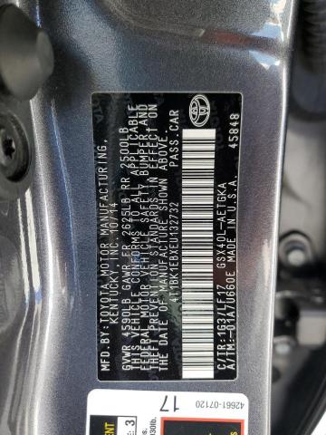 4T1BK1EBXEU132732 - 2014 TOYOTA AVALON BASE 灰色 照片 12