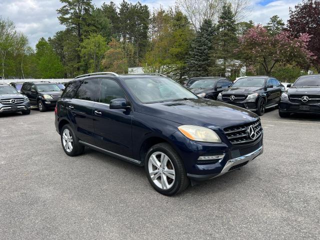 4JGDA5HB6FA561514 - 2015 MERCEDES-BENZ ML 350 4MATIC BLUE photo 1