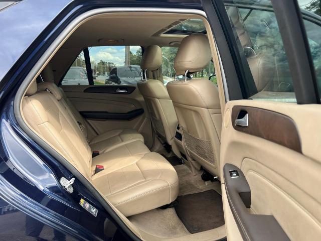 4JGDA5HB6FA561514 - 2015 MERCEDES-BENZ ML 350 4MATIC BLUE photo 6