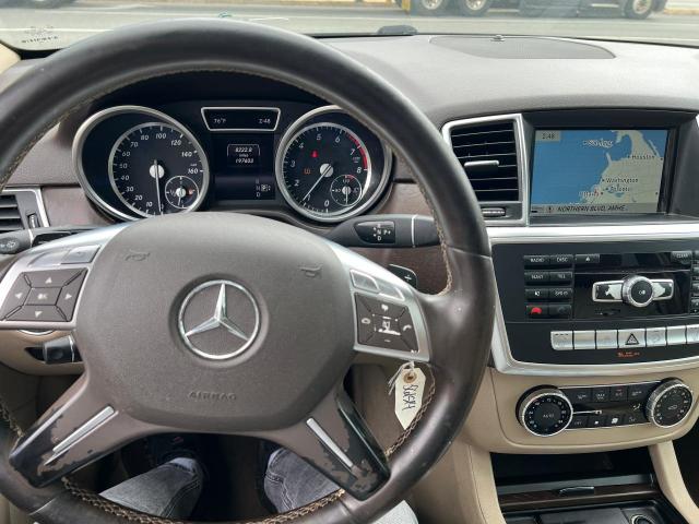 4JGDA5HB6FA561514 - 2015 MERCEDES-BENZ ML 350 4MATIC BLUE photo 7