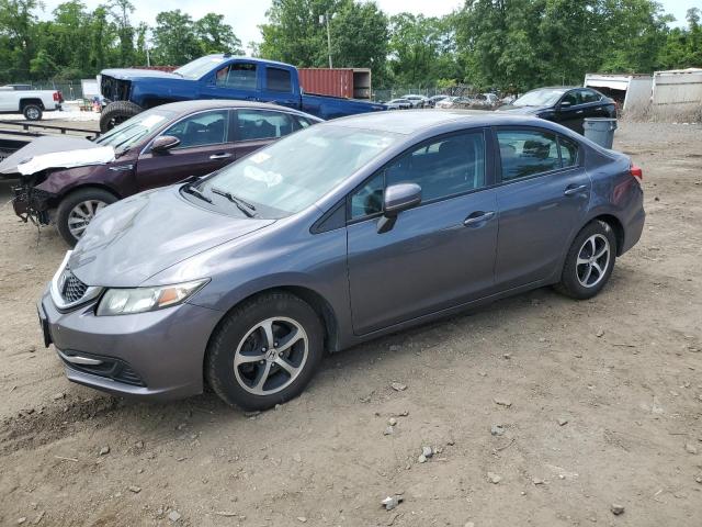 19XFB2F72FE040861 - 2015 HONDA CIVIC SE GRAY photo 1