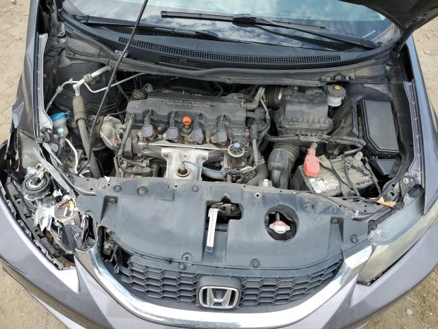 19XFB2F72FE040861 - 2015 HONDA CIVIC SE GRAY photo 11