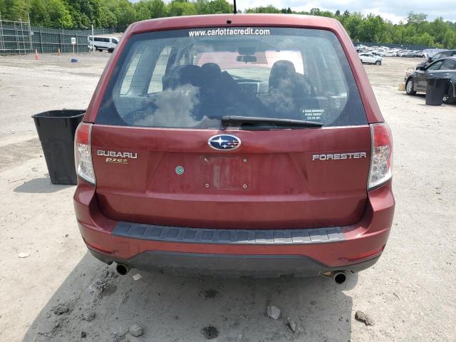 JF2SH61689H784810 - 2009 SUBARU FORESTER 2.5X RED photo 6