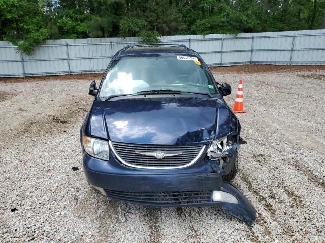 2C8GP64L24R592027 - 2004 CHRYSLER TOWN & COU LIMITED BLUE photo 5